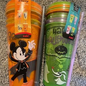 Zak Glow in the Dark Disney cups from Target